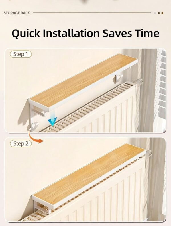 10 Radiator Topper Shelf – Heavy Duty Storage Rack for Heating Efficienc