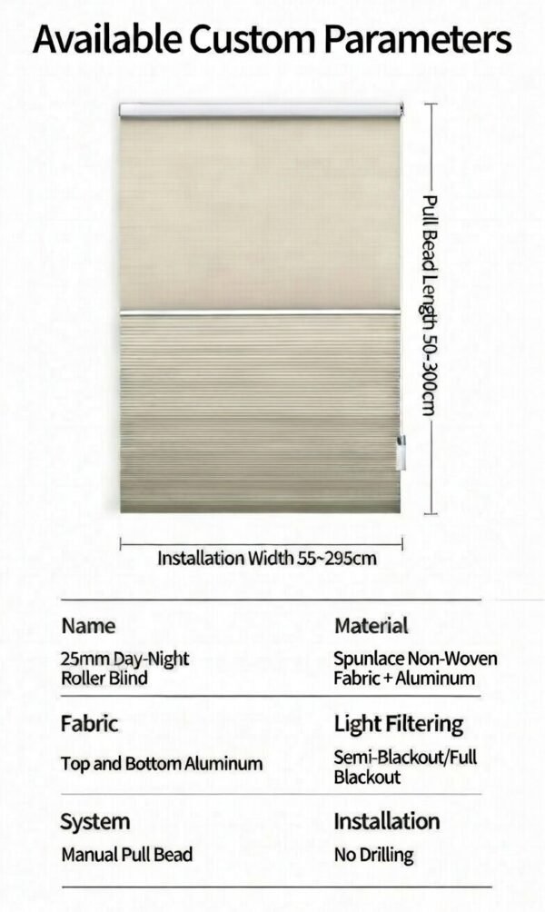 16 Day & Night Honeycomb Blackout Blinds