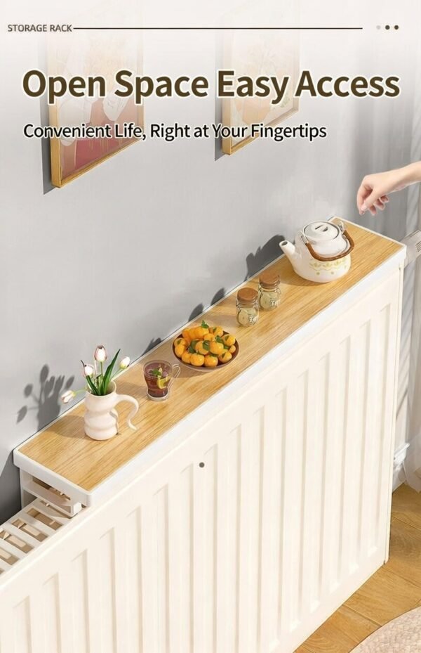 4 Radiator Topper Shelf – Heavy Duty Storage Rack for Heating Efficienc