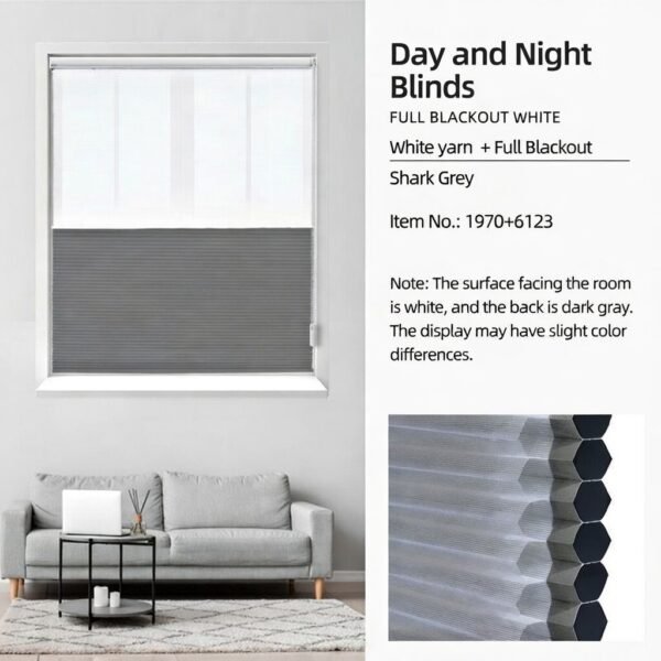 5 Day & Night Honeycomb Blackout Blinds