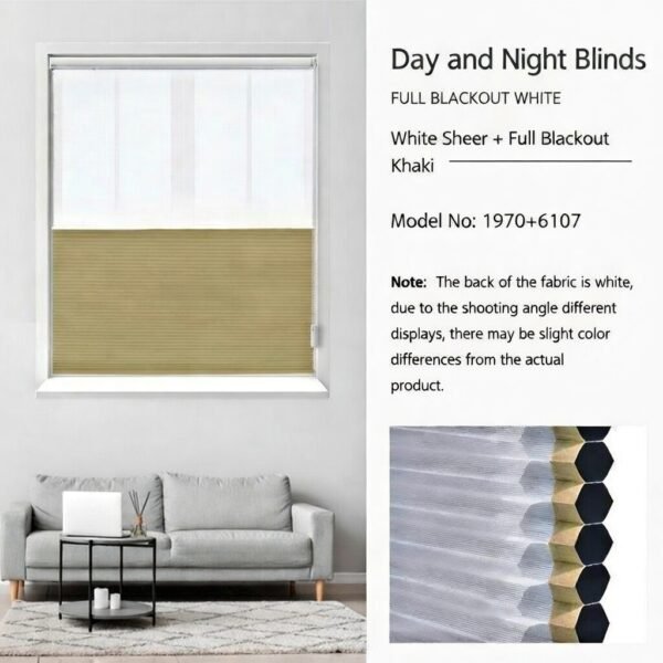 6 Day & Night Honeycomb Blackout Blinds