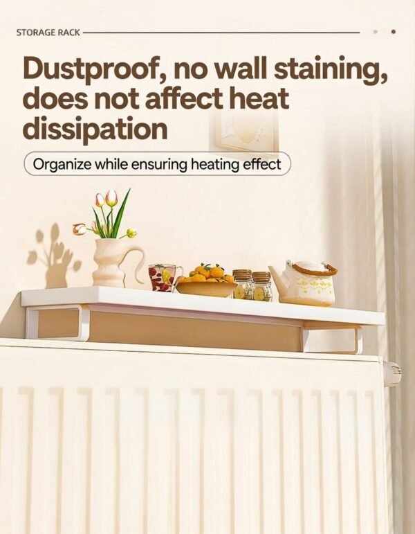 6 Radiator Topper Shelf – Heavy Duty Storage Rack for Heating Efficienc