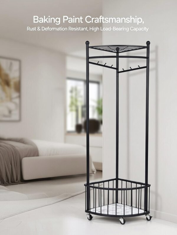 ima (9) Corner Coat Rack