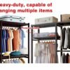 image (8) Metal Freestanding Garment Rack for Bedroom and Wardrobe Storage