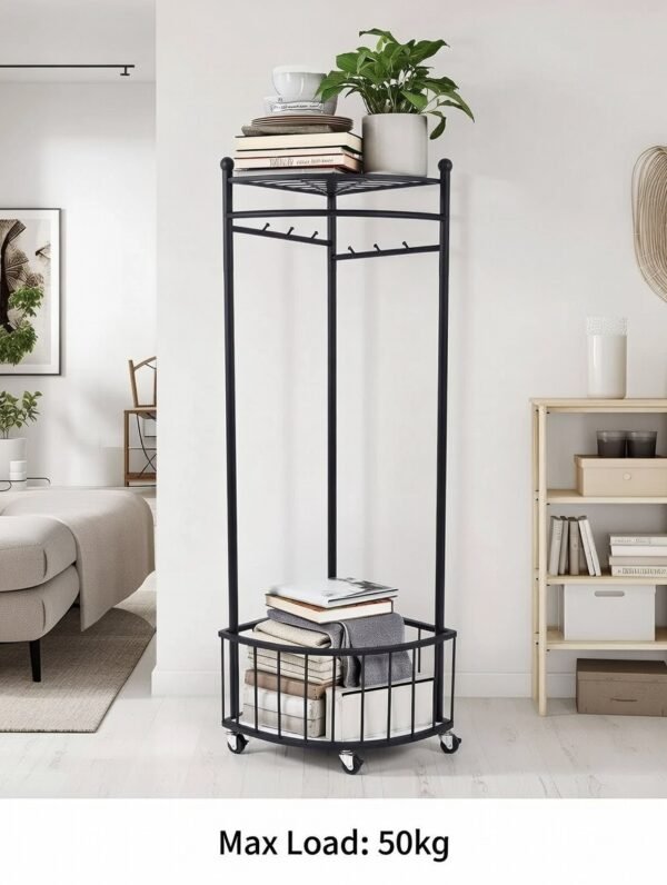 image (9) Corner Coat Rack