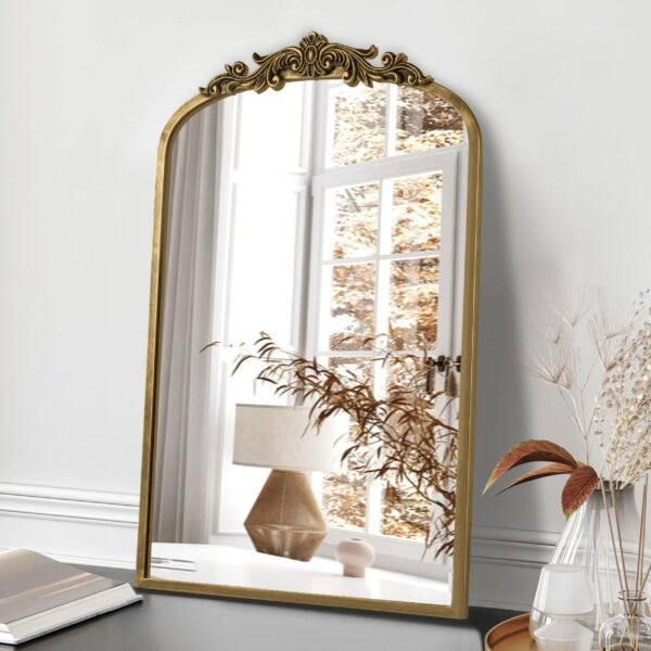 image_7 Golden Vintage Baroque Wall Mirror