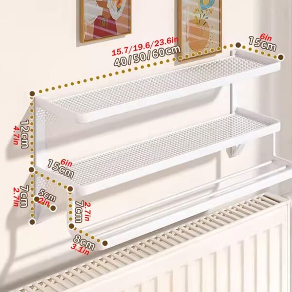 Version 1.0.0 Double Radiator Shelf/Clothes Drying Rack
