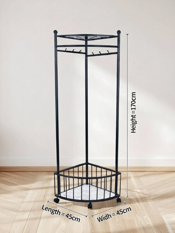 尺寸图 Corner Coat Rack