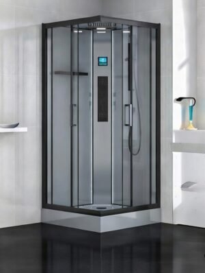Square Glass Shower Enclosure for Home Bathroom Wet-Dry Separation