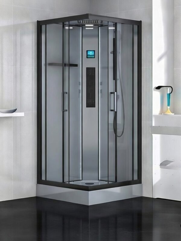 Square Glass Shower Enclosure for Home Bathroom Wet-Dry Separation