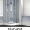 Arc Glass Shower Enclosure for Modern Bathroom Wet-Dry Separation
