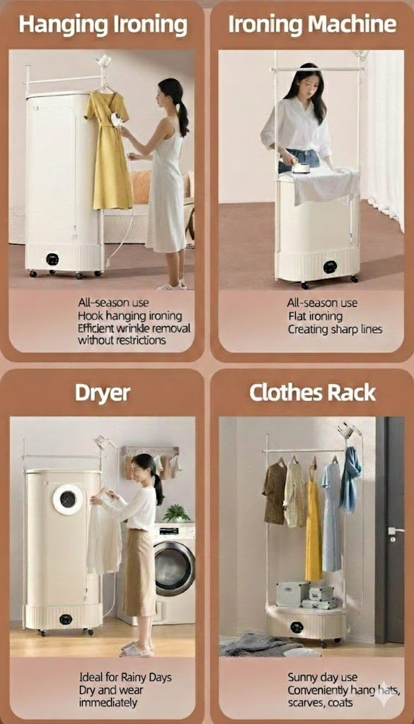 All-in-One Garment Dryer & Steamer