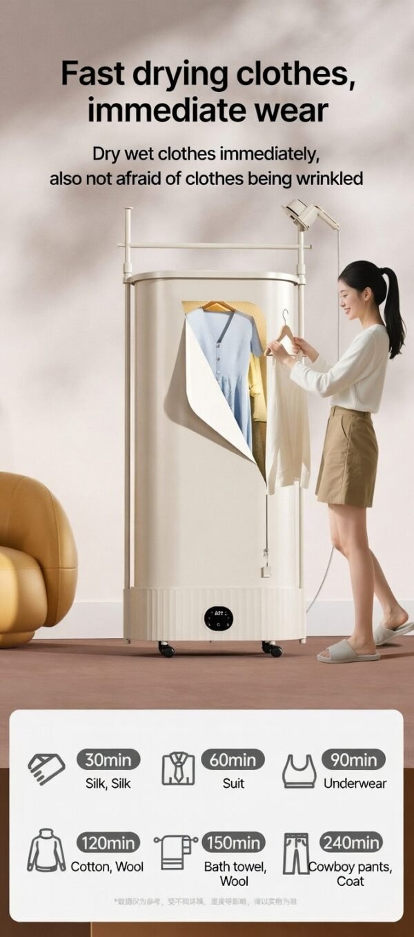 All-in-One Garment Dryer & Steamer