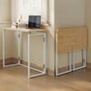 Space-Saving Folding Computer Desk - Portable No-Assembly Study Table for Small Home Offices