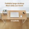 Space-Saving Folding Computer Desk - Portable No-Assembly Study Table for Small Home Offices