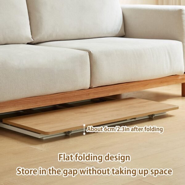 Space-Saving Folding Computer Desk - Portable No-Assembly Study Table for Small Home Offices